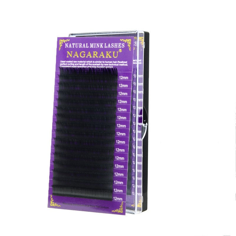 Single round hair 0.07 thick grafted eyelashes