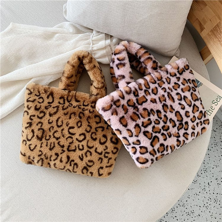 Leopard Tote Chain Shoulder Crossbody Bag