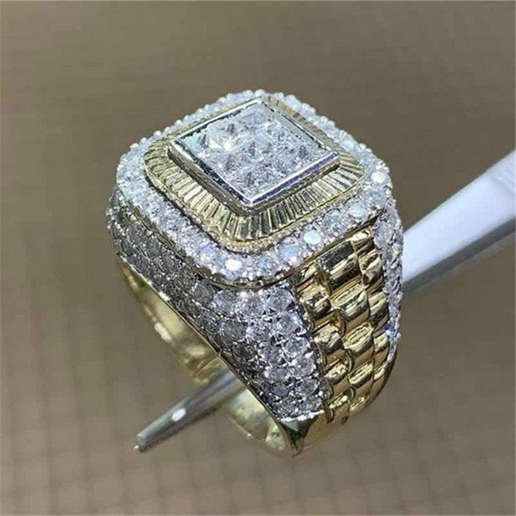 Crystal HipHop Ring