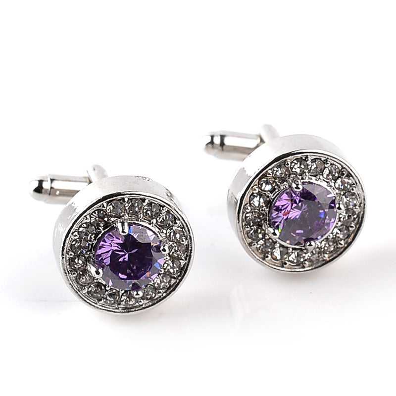 Explosive Austrian Crystal Cufflinks