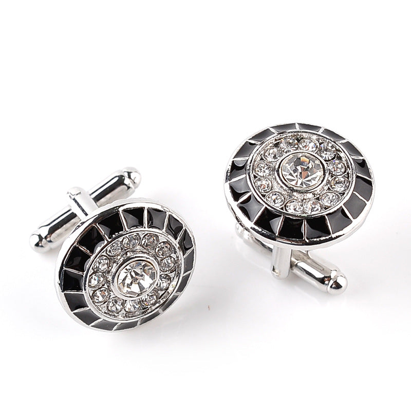 Explosive Austrian Crystal Cufflinks