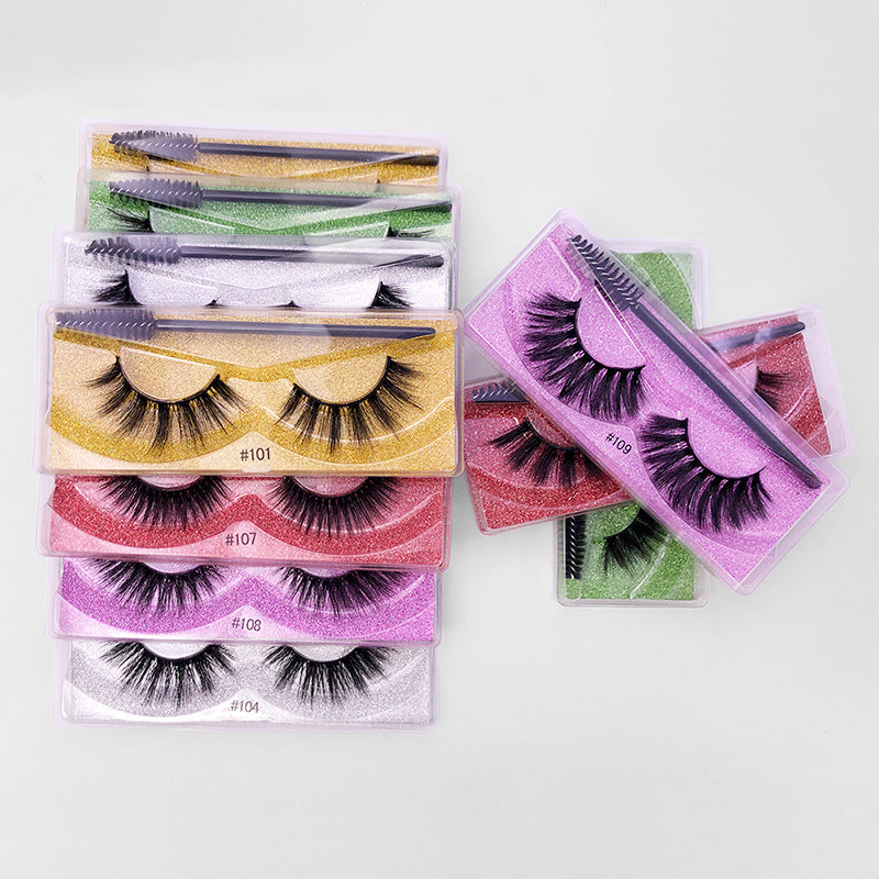 Natural 3D Eyelashes Set