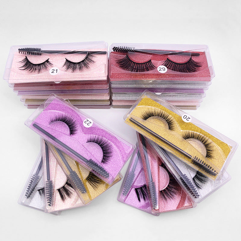 Natural 3D Eyelashes Set