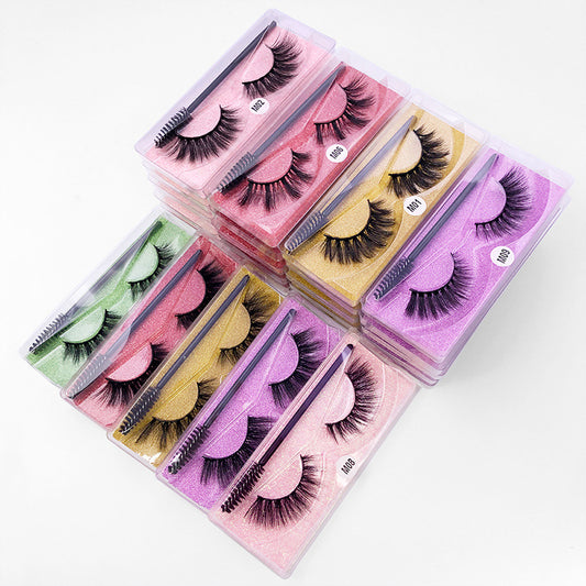 Natural 3D Eyelashes Set