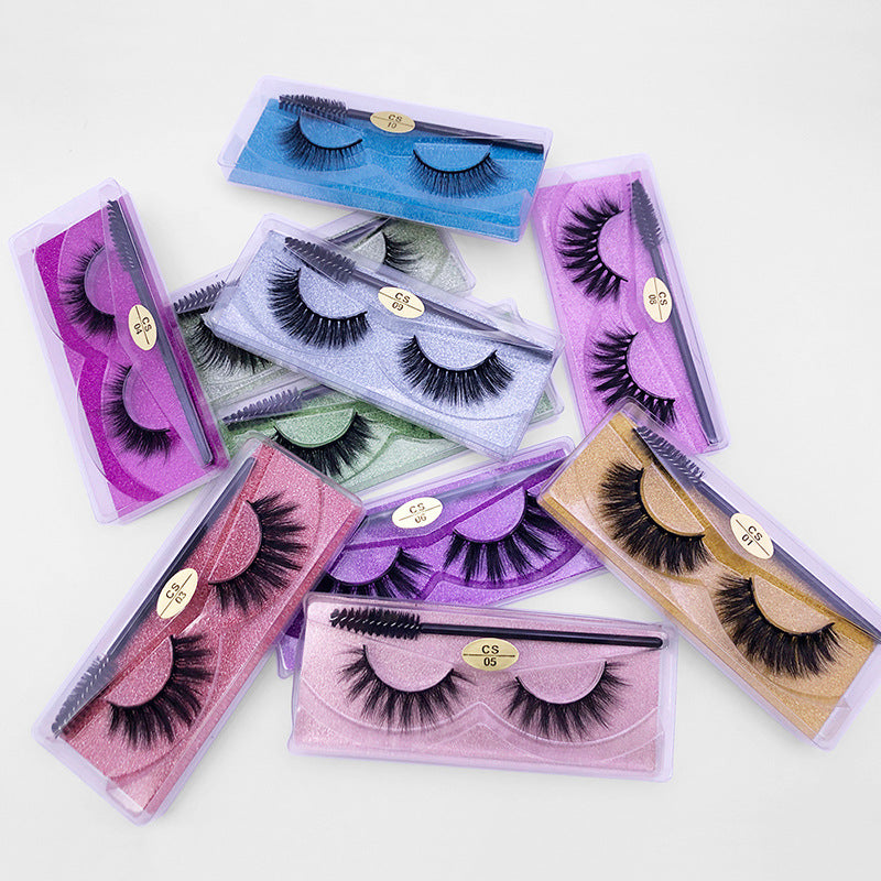 Natural 3D Eyelashes Set