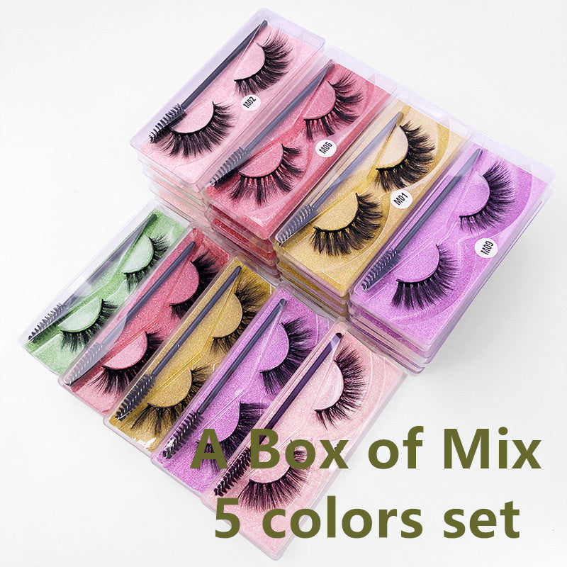 Natural 3D Eyelashes Set