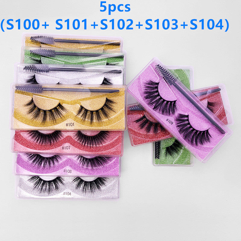 Natural 3D Eyelashes Set