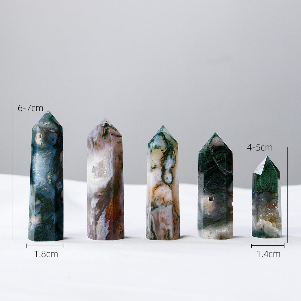 Natural Crystal Single Pointed Column Crystal Agate Column