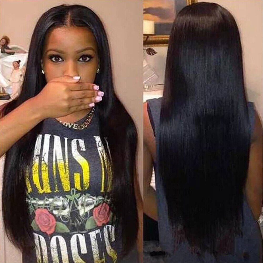 Long straight wig