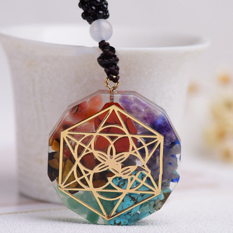 Crystal Ogan Pendant