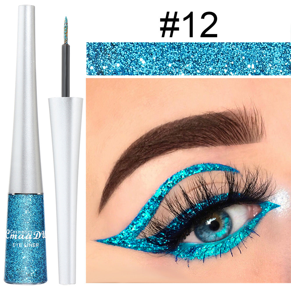 Liquid Eyeliner - Multicolor Glitter Powder