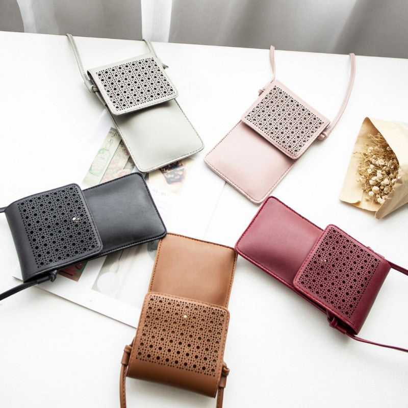 Diagonal mobile phone bag