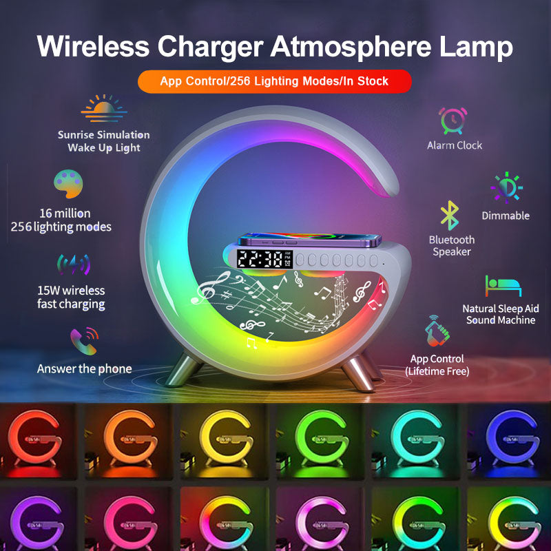 Wireless Charger Atmosphere Lamp