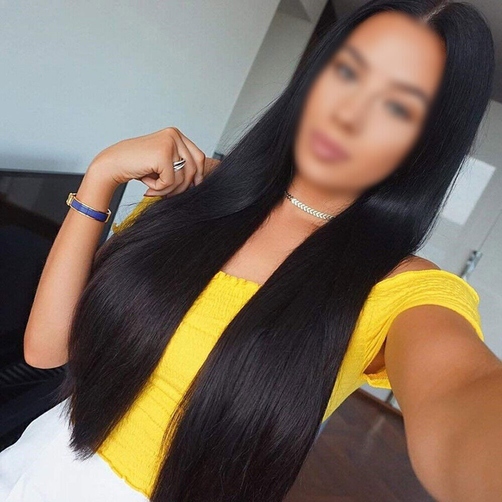 Long straight wig