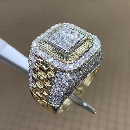 Crystal HipHop Ring