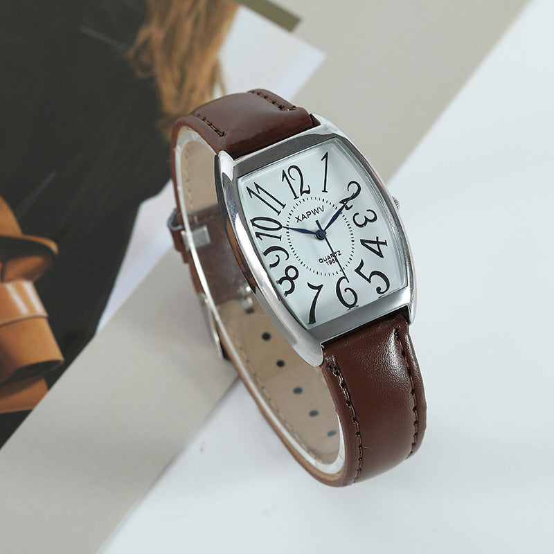 Square Belt Watch Business Style Couple Watch