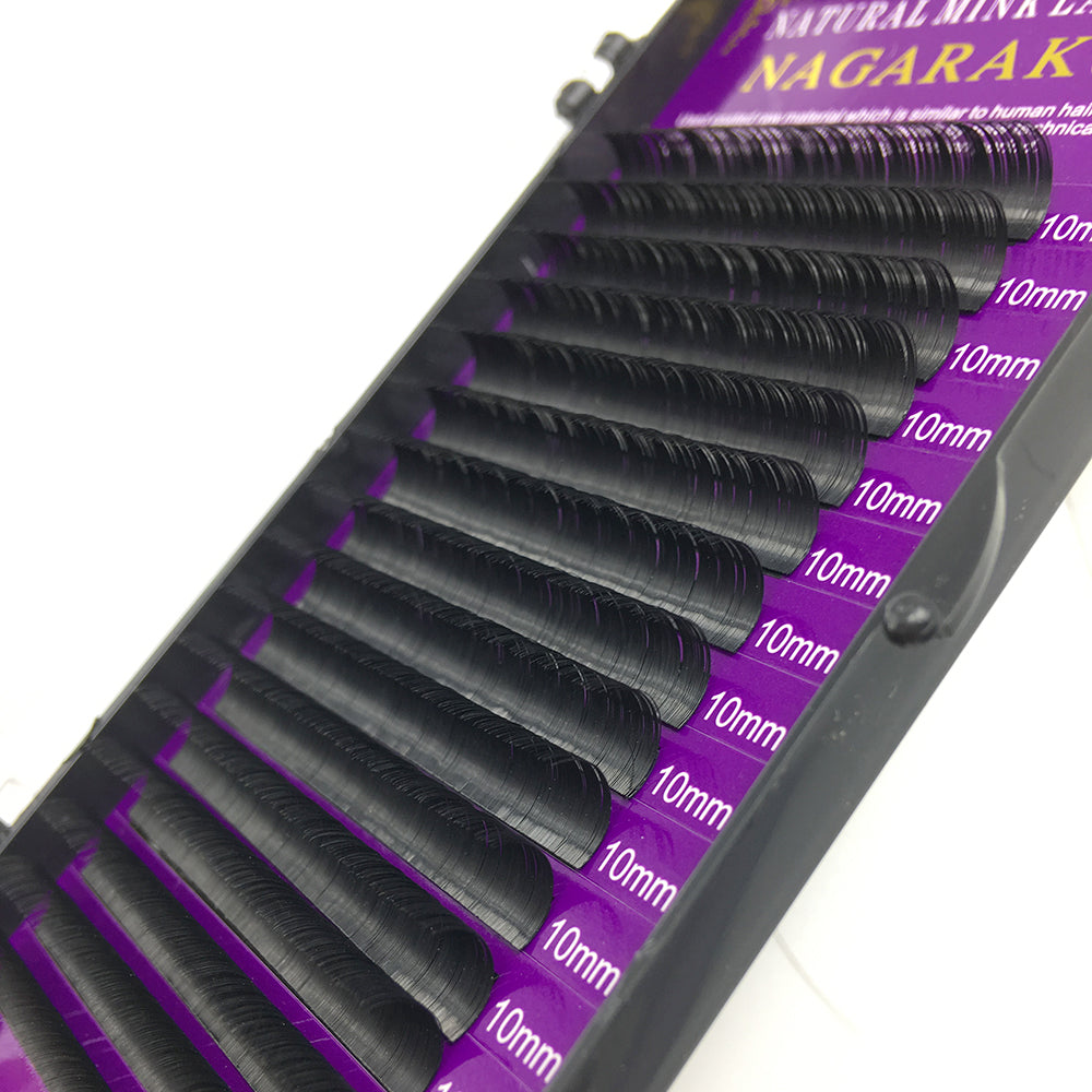 Single round hair 0.07 thick grafted eyelashes