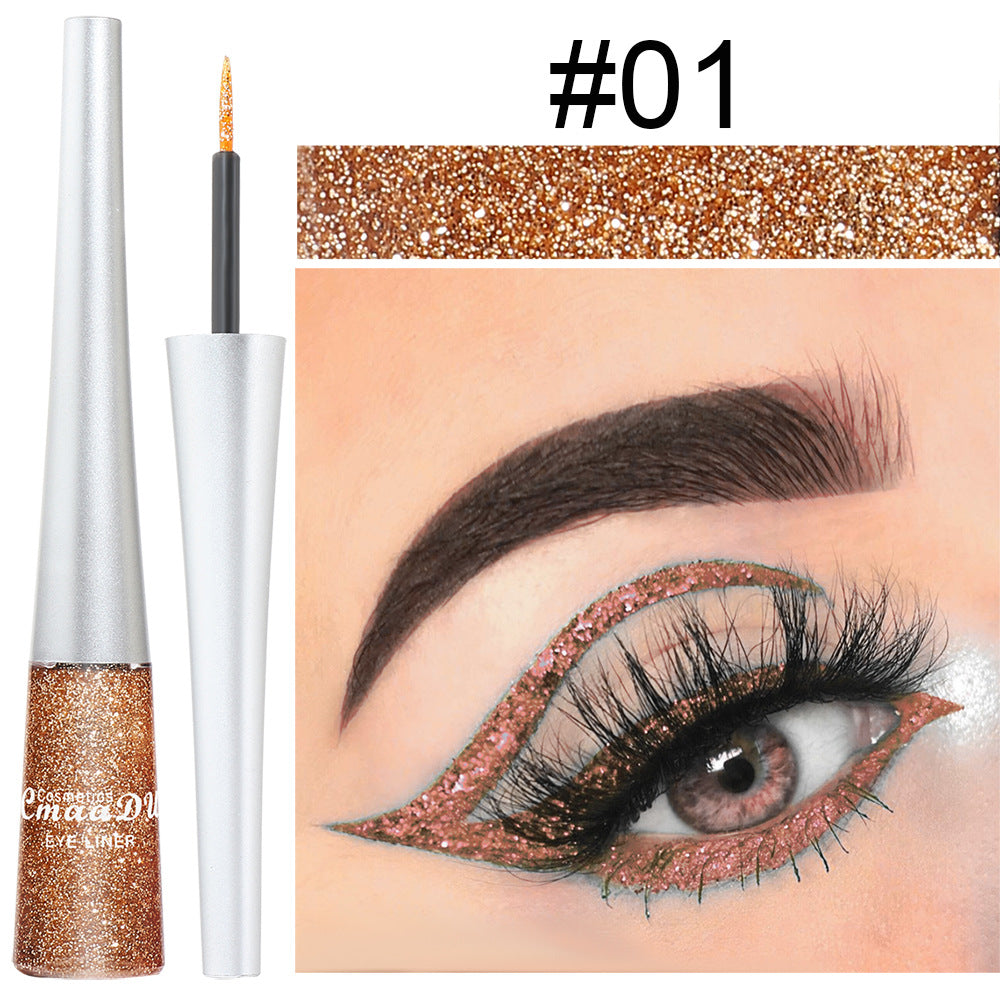 Liquid Eyeliner - Multicolor Glitter Powder