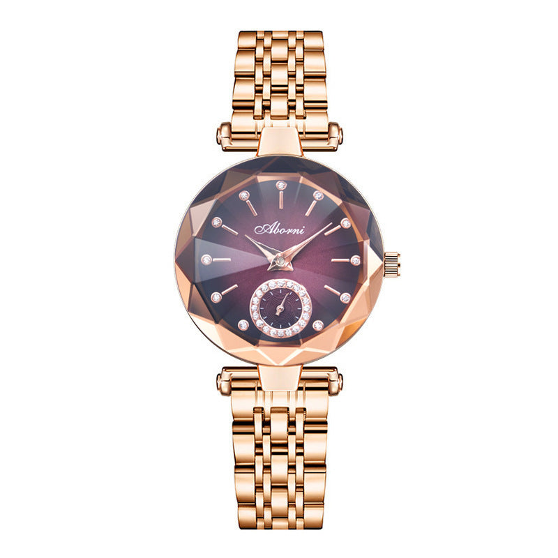 Women's Fashion Simple Cut Quartz Watch