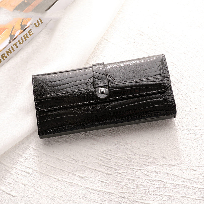 Women's Summer New Bright Leather Wallet